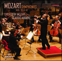 モーツァルト「交響曲第39番&第40番」。指揮：クラウディオ・アバド、演奏：モーツァルト管弦楽団