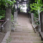 天祖神社の階段