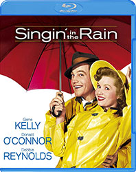 「雨に唄えば」。サイレントからトーキーへの転換期をパワフルに生きる3人が主人公。ジーン・ケリー、デビー・レイノルズ、ドナルド・オコナーが出演。作中「ジャズ・シンガー」も出てくる。「ミュージカル映画ベスト」（アメリカ映画協会）の第1位