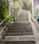 木原山に上る風情ある階段